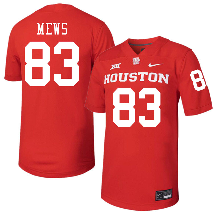 Mekhi Mews Houston Jersey,Houston Cougars #83 Mekhi Mews Jersey Youth College Uniforms-Red